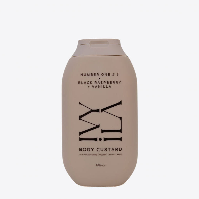 NUMBER ONE // I | BLACK RASPBERRY + VANILLA BODY CUSTARD